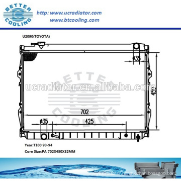 Auto Radiator For Toyota T100 93-94 OEM:164100W050